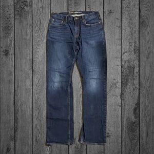 Men’s Old Navy dark wash straight jeans